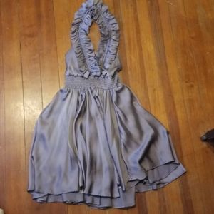 Flowy open back dress